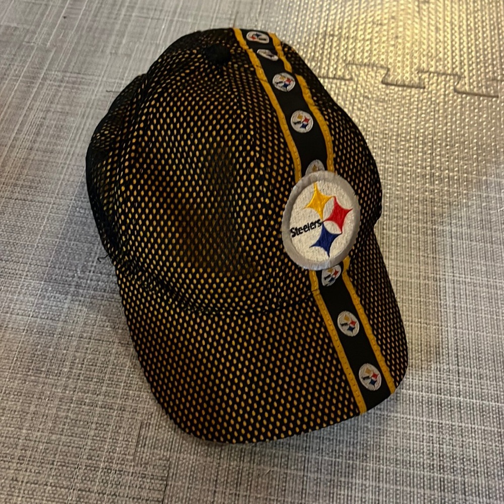 Vintage Pittsburgh Steelers Drew Pearson Snapback Hat Mesh Weave & Insignia RARE